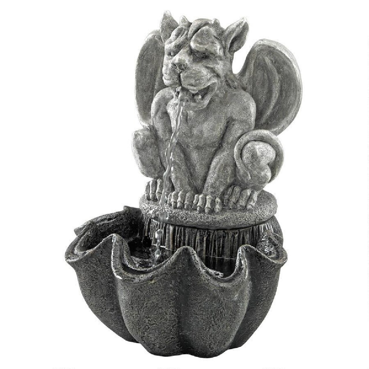 Outdoor Living and Style Cedric the Squirt Gothic Gargoyle Fountain - 11"